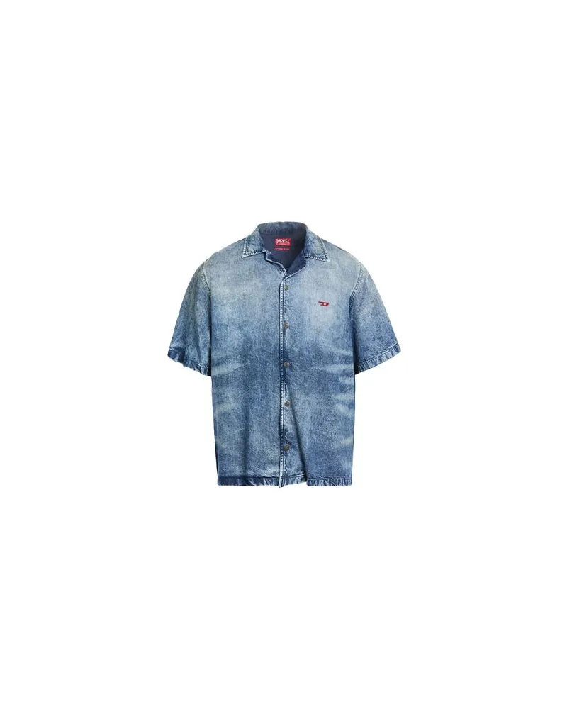 Diesel TOPS - Jeanshemdenauf YOOX.COM Blau