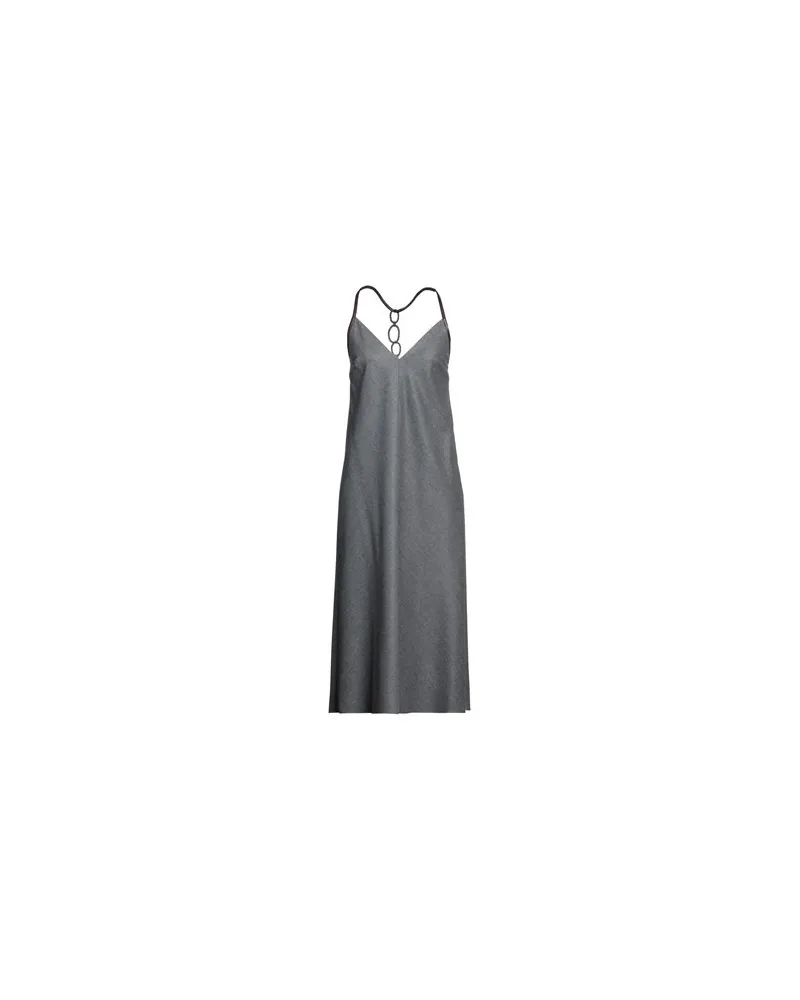Brunello Cucinelli KLEIDER - Midi-Kleiderauf YOOX.COM Blei