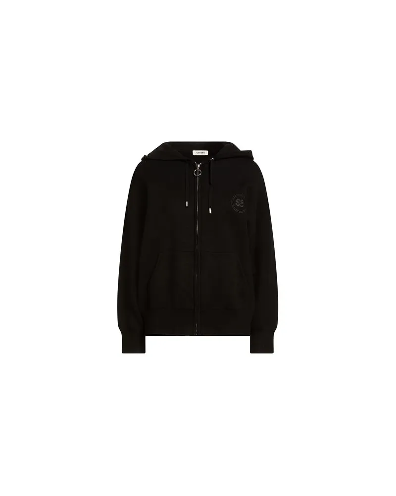 Sandro STRICKWAREN - Strickjackenauf YOOX.COM Schwarz