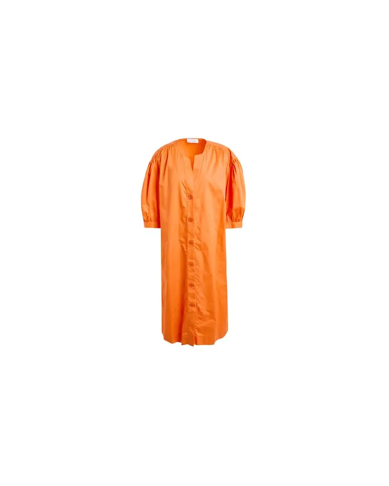 Kaos KLEIDER - Midi-Kleiderauf YOOX.COM Orange
