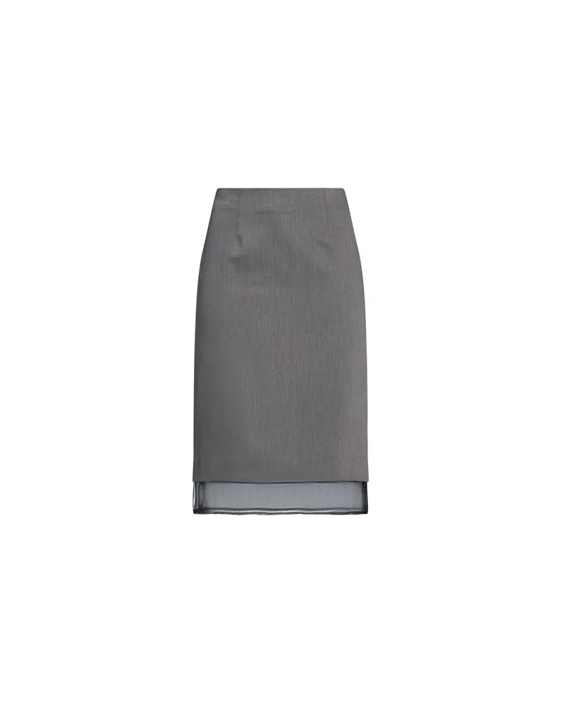Alpha Studio HOSEN & RÖCKE - Midi-Röckeauf YOOX.COM Grau