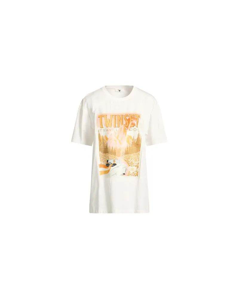 Twin-Set TOPS - T-shirtsauf YOOX.COM Weiß