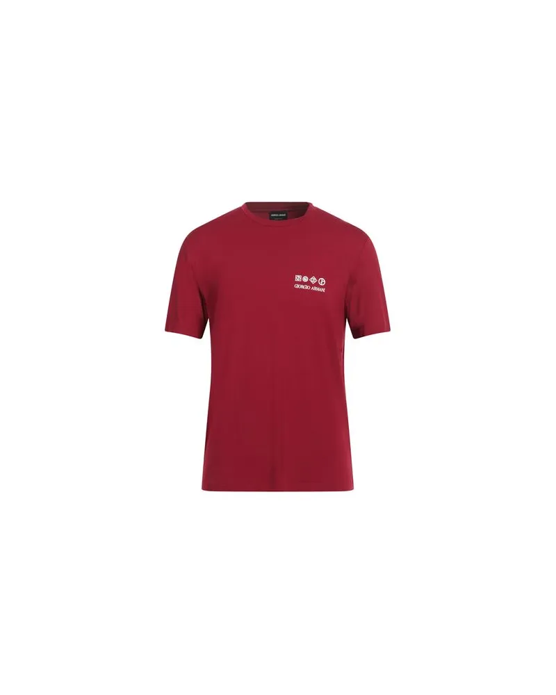 Giorgio Armani TOPS - T-shirtsauf YOOX.COM Ziegelrot