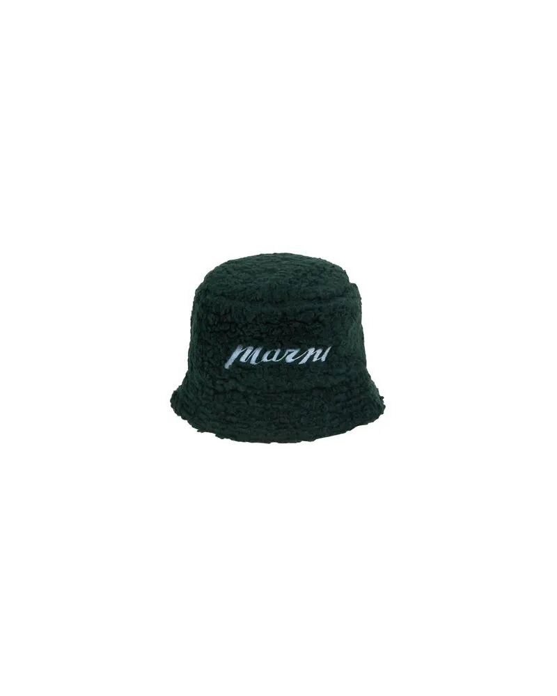 Marni ACCESSOIRES - Mützen & Hüteauf YOOX.COM Dunkelgrün