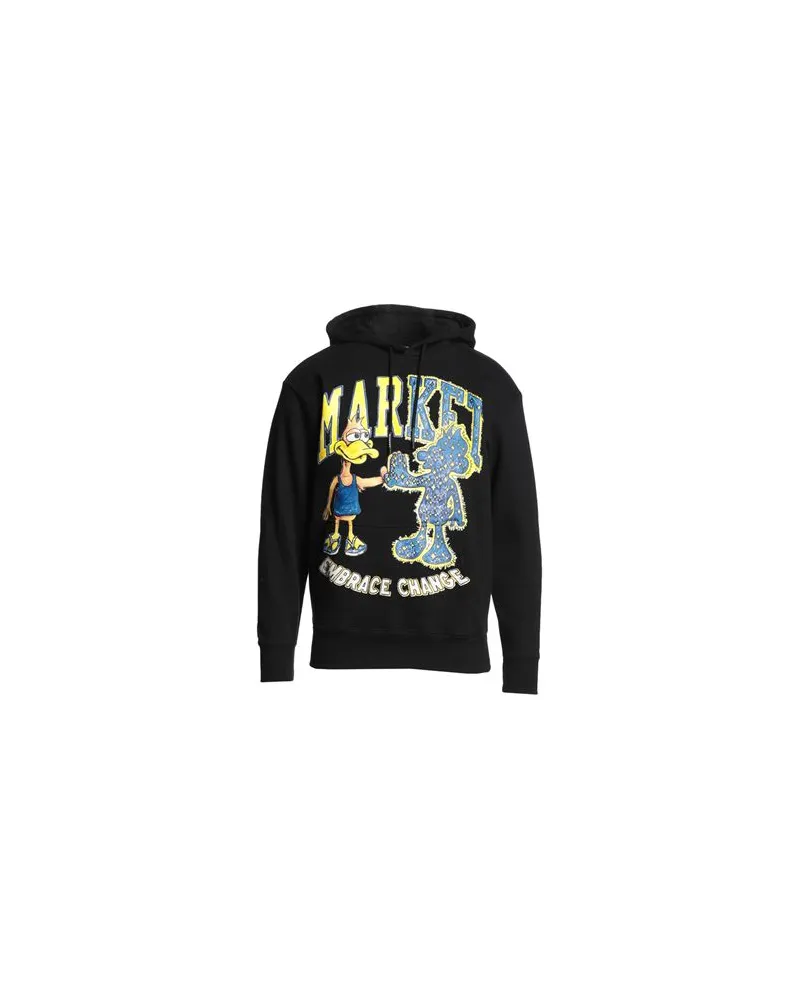 Market DARK AND LIGHT BEAR HOODIE  - TOPS - Sweatshirtsauf YOOX.COM Schwarz