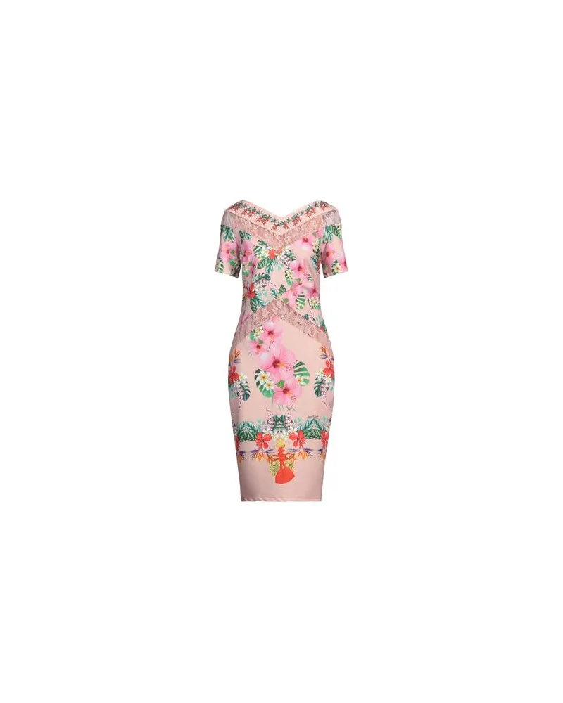 Gai Mattiolo KLEIDER - Midi-Kleiderauf YOOX.COM Hellrosa