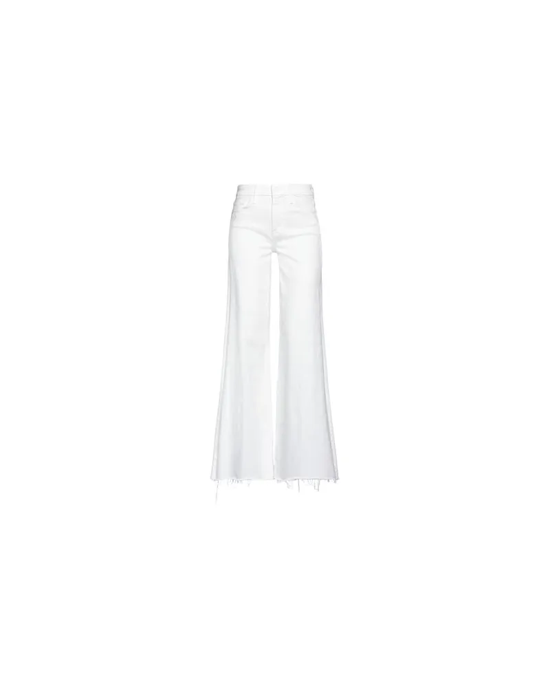 Mother HOSEN & RÖCKE - Jeanshosenauf YOOX.COM Weiß