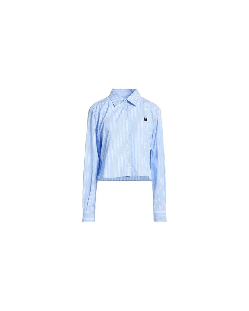 MSGM TOPS - Hemdenauf YOOX.COM Himmelblau
