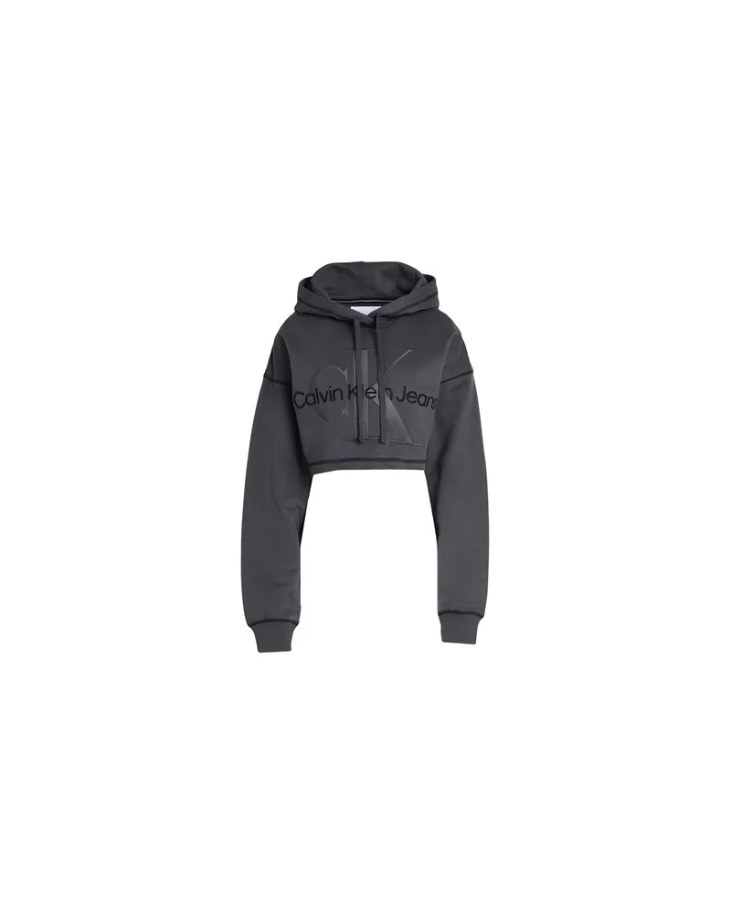 Calvin Klein TOPS - Sweatshirtsauf YOOX.COM Blei