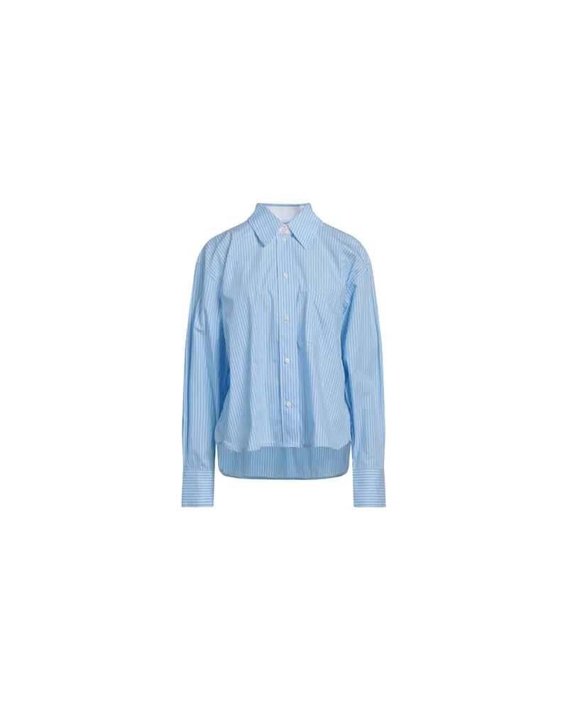 Victoria Beckham TOPS - Hemdenauf YOOX.COM Himmelblau