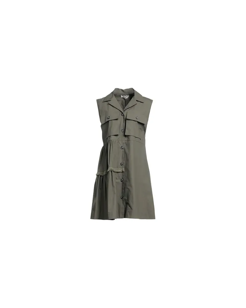 Anna Molinari KLEIDER - Mini-Kleiderauf YOOX.COM Militärgrün