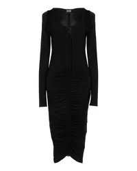 Versace Jeans Midi-Kleid Schwarz