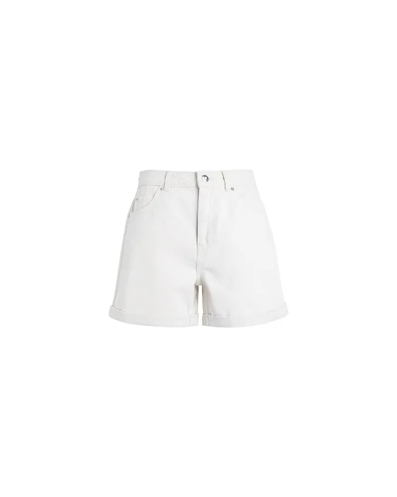Vero Moda HOSEN & RÖCKE - Jeansshortsauf YOOX.COM Cremeweiß