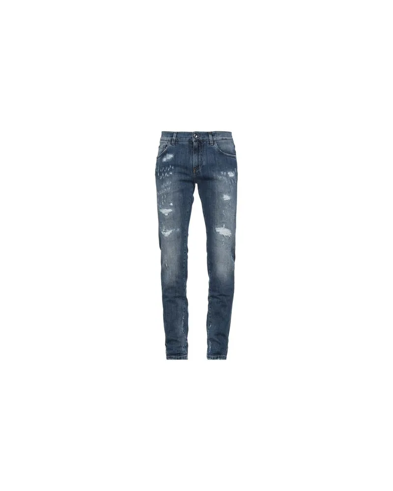 Dolce & Gabbana HOSEN & RÖCKE - Jeanshosenauf YOOX.COM Blau