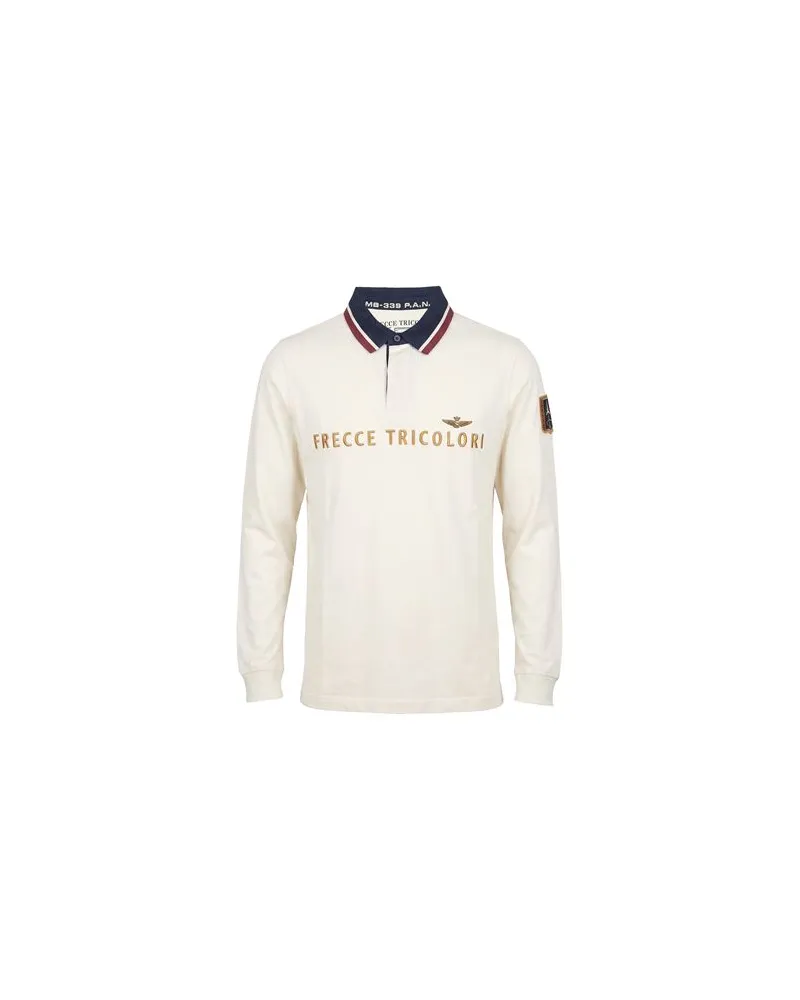 Aeronautica Militare TOPS - Poloshirtsauf YOOX.COM Elfenbein