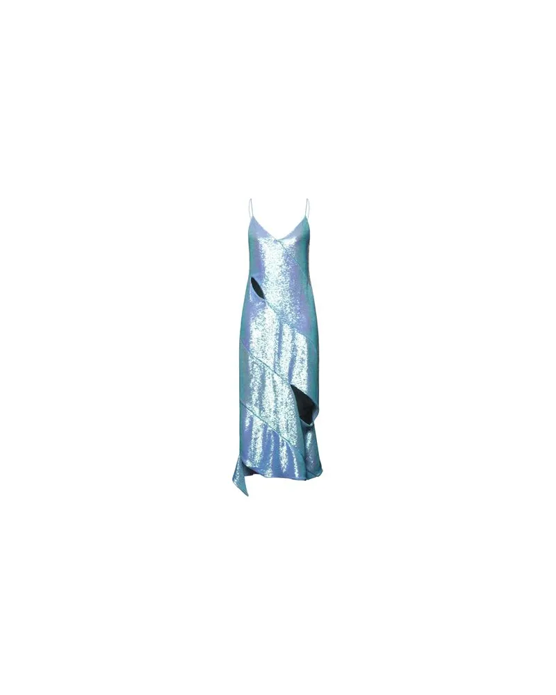 OFF-WHITE KLEIDER - Midi-Kleiderauf YOOX.COM Himmelblau