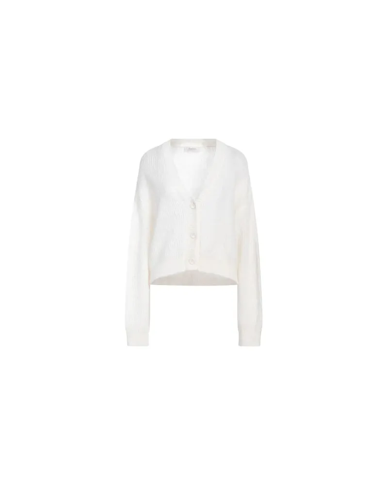 Max Mara LEISURE - STRICKWAREN - Strickjackenauf YOOX.COM Elfenbein