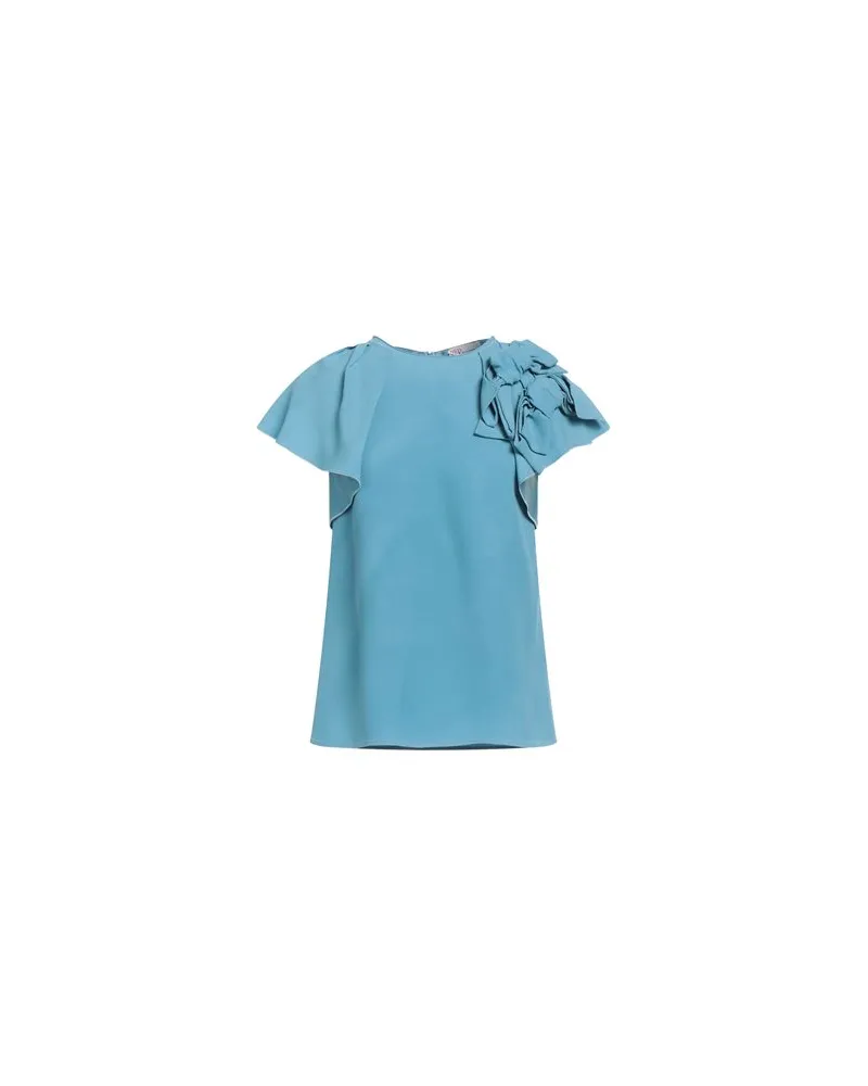 RED Valentino TOPS - Topsauf YOOX.COM Himmelblau