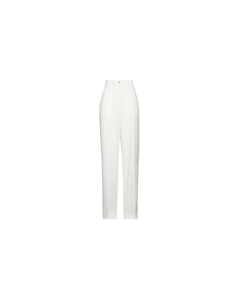 Pinko HOSEN & RÖCKE - Hosenauf YOOX.COM Elfenbein