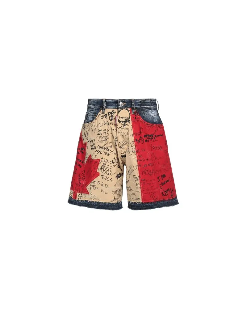 Dsquared2 HOSEN & RÖCKE - Jeansshortsauf YOOX.COM Blau