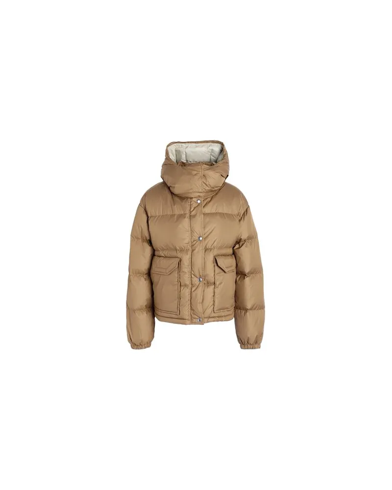 The North Face W 71 SIERRA DOWN SHORT JACKET  - W 71 SIERRA DOWN SHORT JACKET - JACKEN & MÄNTEL - Pufferjacken & Daunenjackenauf YOOX.COM Kamel