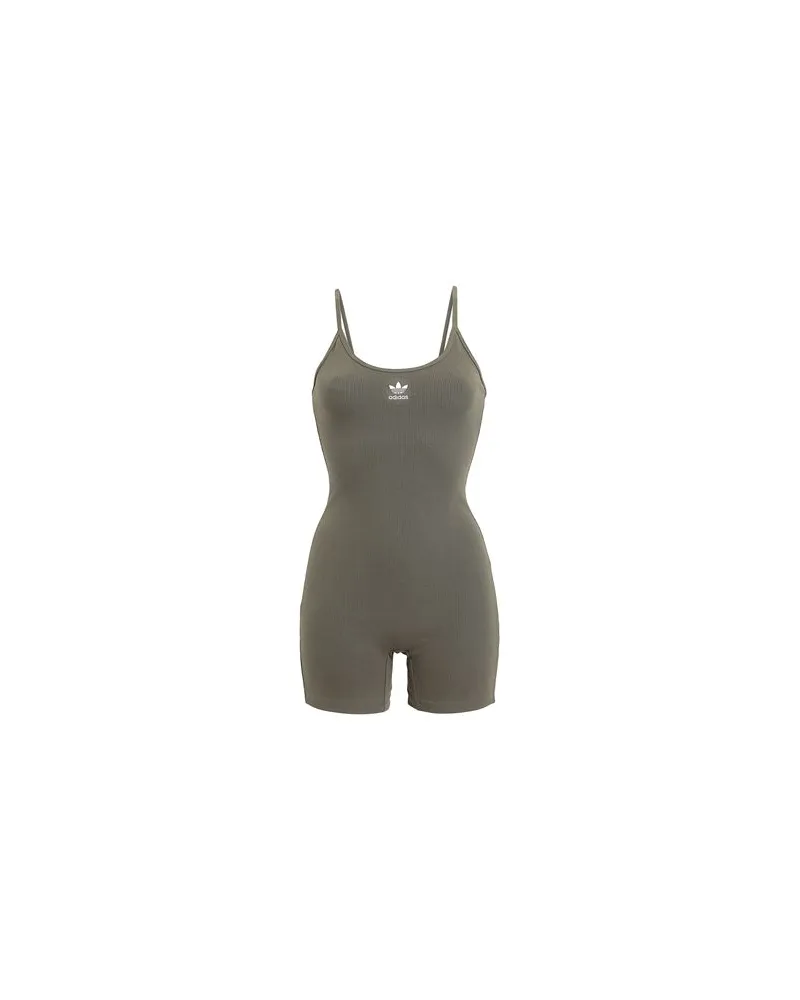 adidas ESS ONESIE  - OVERALLS - Playsuitsauf YOOX.COM Militärgrün