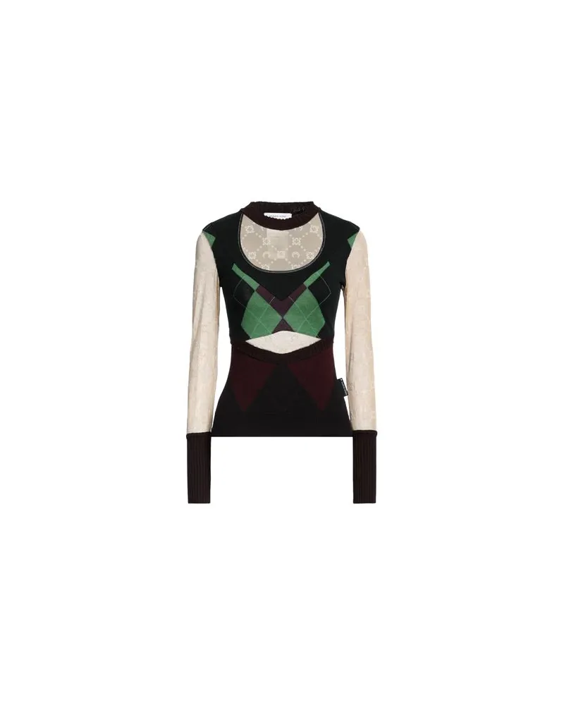 Marine Serre GOLD LINE - STRICKWAREN - Pulloverauf YOOX.COM Aquamarin