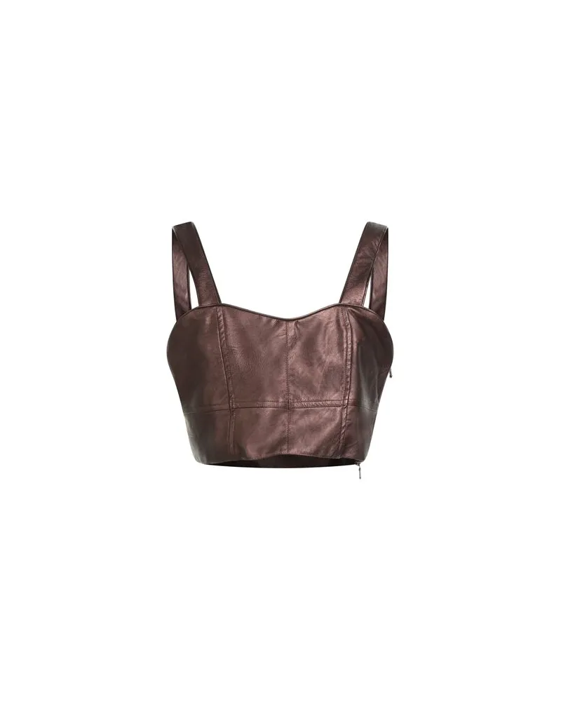 SHIRTAPORTER TOPS - Topsauf YOOX.COM Braun