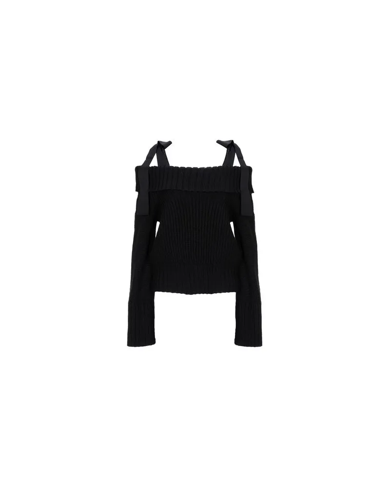 Carolina Herrera New York STRICKWAREN - Pulloverauf YOOX.COM Schwarz