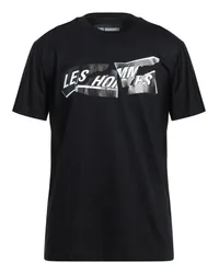 Les Hommes T-shirts Schwarz