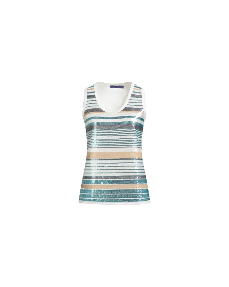 Blue Les Copains TOPS - Topsauf YOOX.COM Weiß