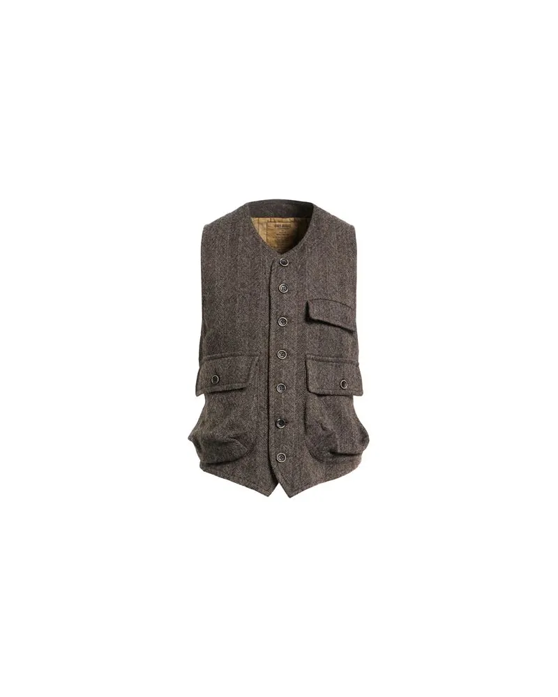 Uma Wang ANZÜGE und CO-ORDS - Couture-Westenauf YOOX.COM Dunkelbraun