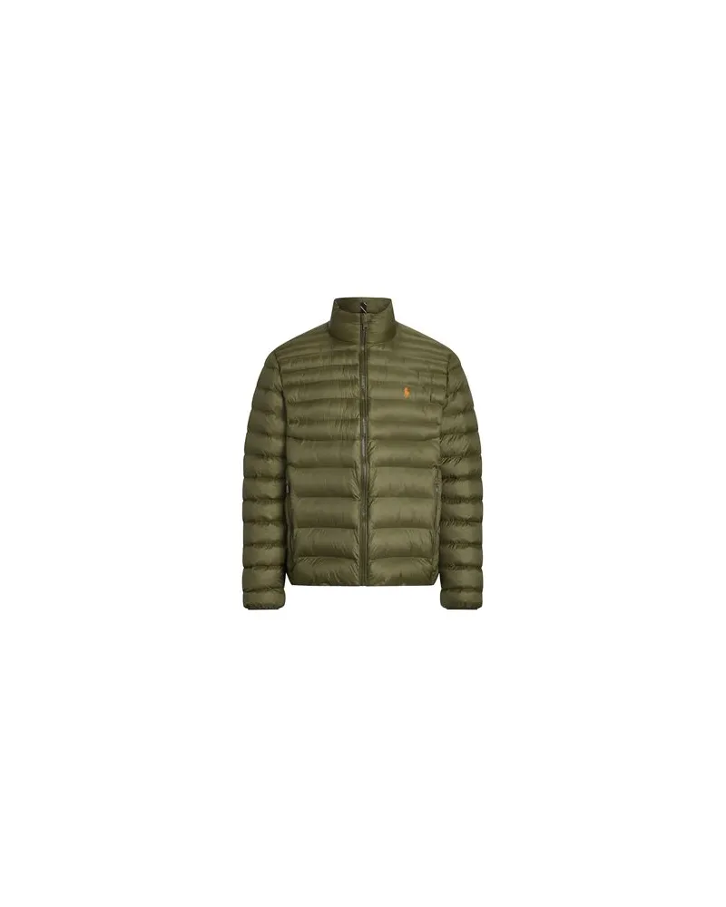 Ralph Lauren PACKABLE QUILTED JACKET   - JACKEN & MÄNTEL - Pufferjacken & Daunenjackenauf YOOX.COM Militärgrün