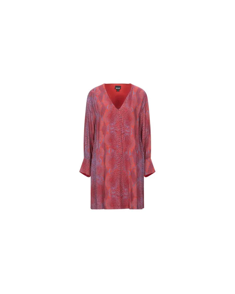 Just Cavalli KLEIDER - Mini-Kleiderauf YOOX.COM Ziegelrot