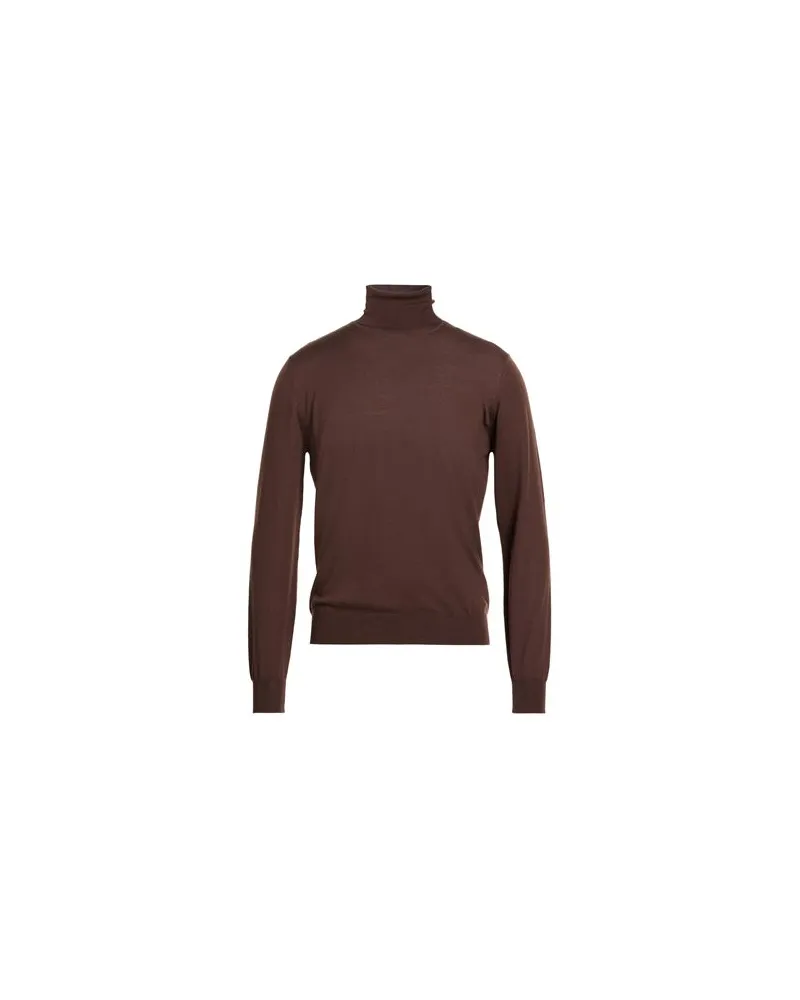 Filippo de Laurentiis STRICKWAREN - Rollkragenpulloverauf YOOX.COM Schokobraun