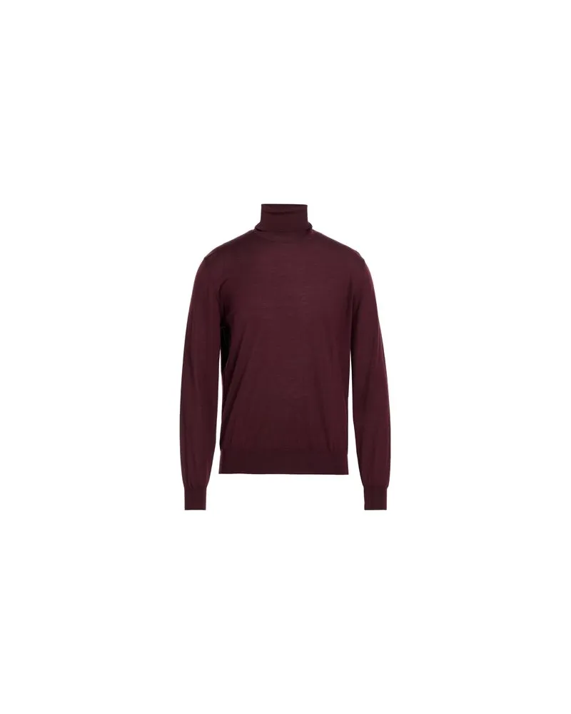 Filippo de Laurentiis STRICKWAREN - Rollkragenpulloverauf YOOX.COM Bordeaux