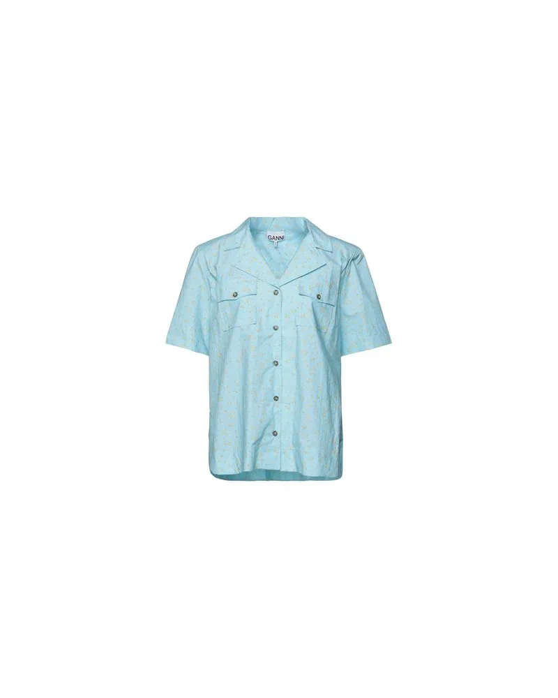 Ganni TOPS - Hemdenauf YOOX.COM Himmelblau