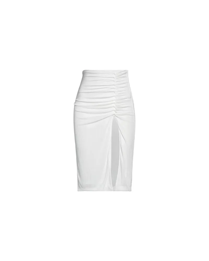 NA-KD HOSEN & RÖCKE - Midi-Röckeauf YOOX.COM Weiß