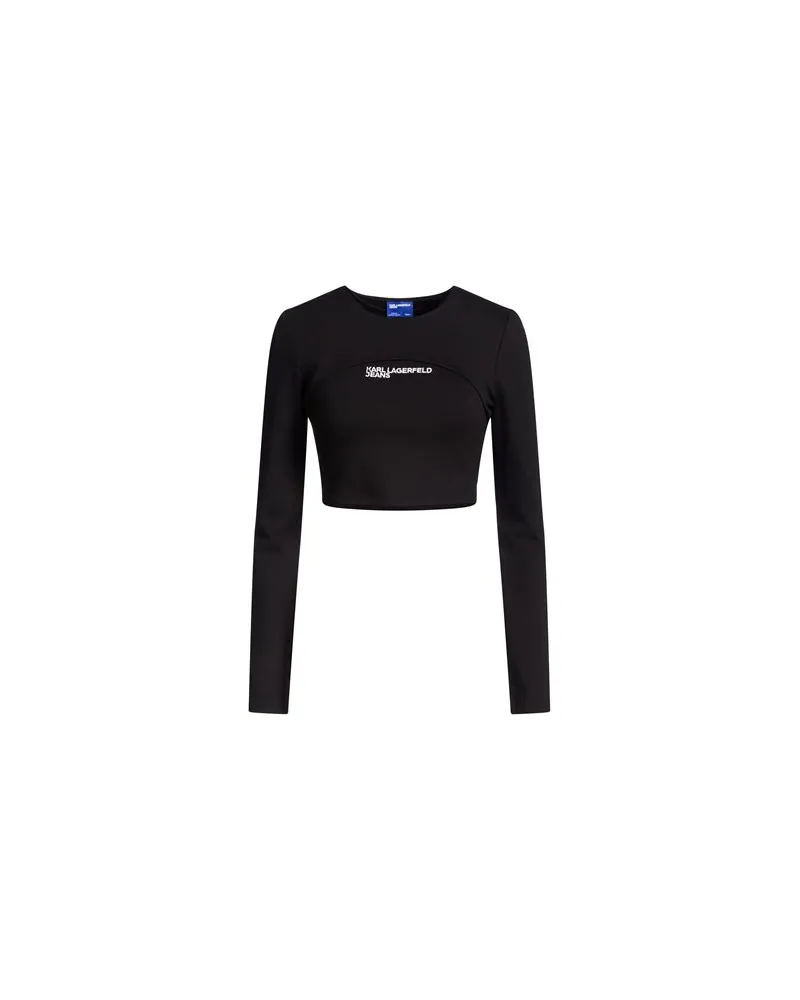 Karl Lagerfeld TOPS - T-shirtsauf YOOX.COM Schwarz