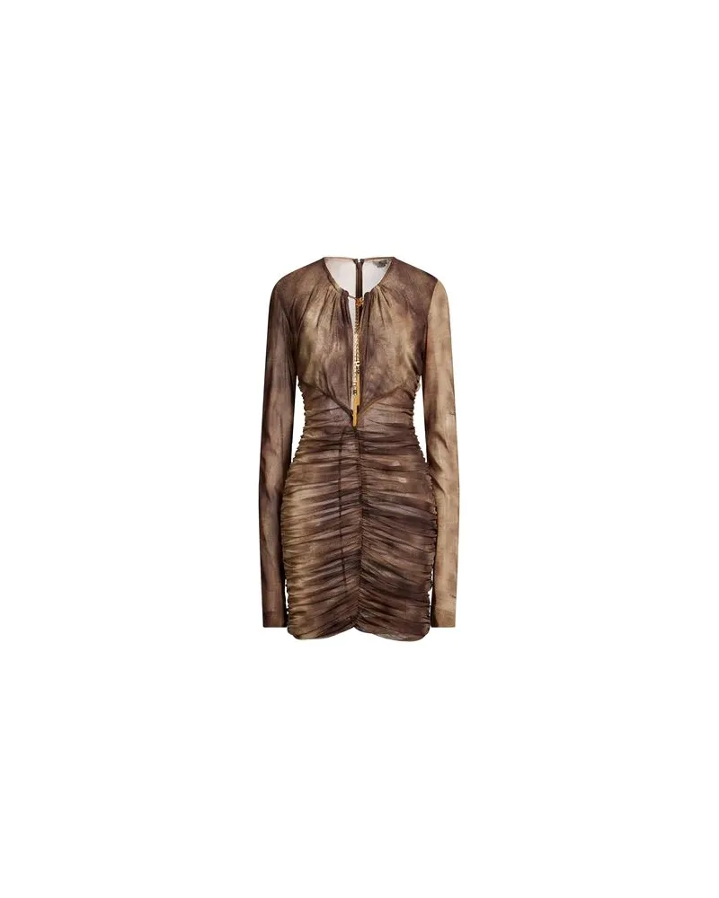 Elisabetta Franchi KLEIDER - Mini-Kleiderauf YOOX.COM Sand