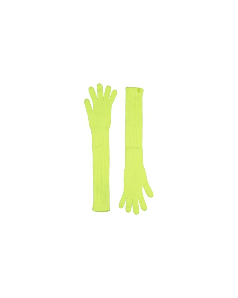 Actitude by Twinset ACCESSOIRES - Handschuheauf YOOX.COM Limettengrün