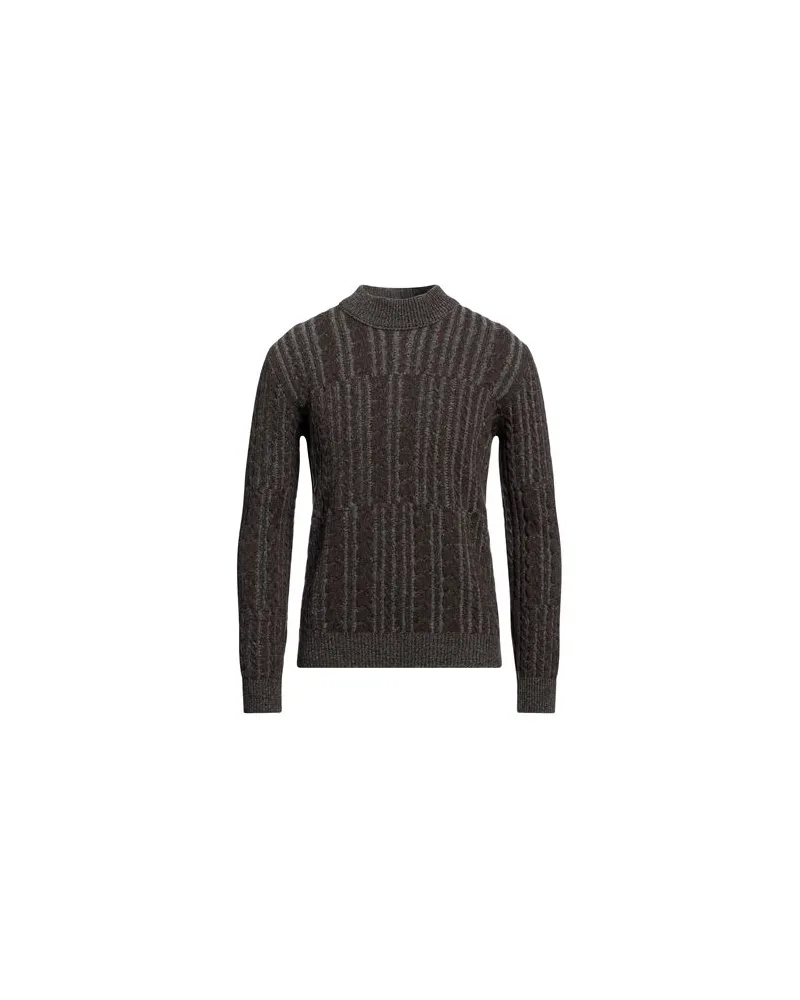 Paolo Pecora Milano STRICKWAREN - Pulloverauf YOOX.COM Dunkelbraun