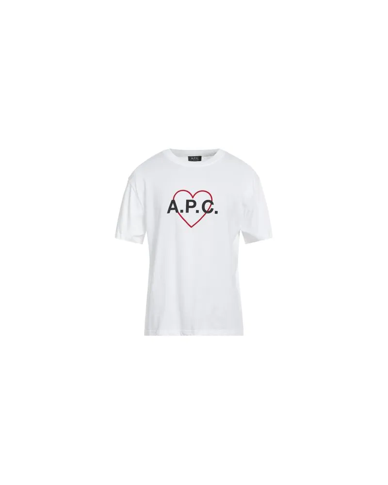 A.P.C. TOPS - T-shirtsauf YOOX.COM Weiß