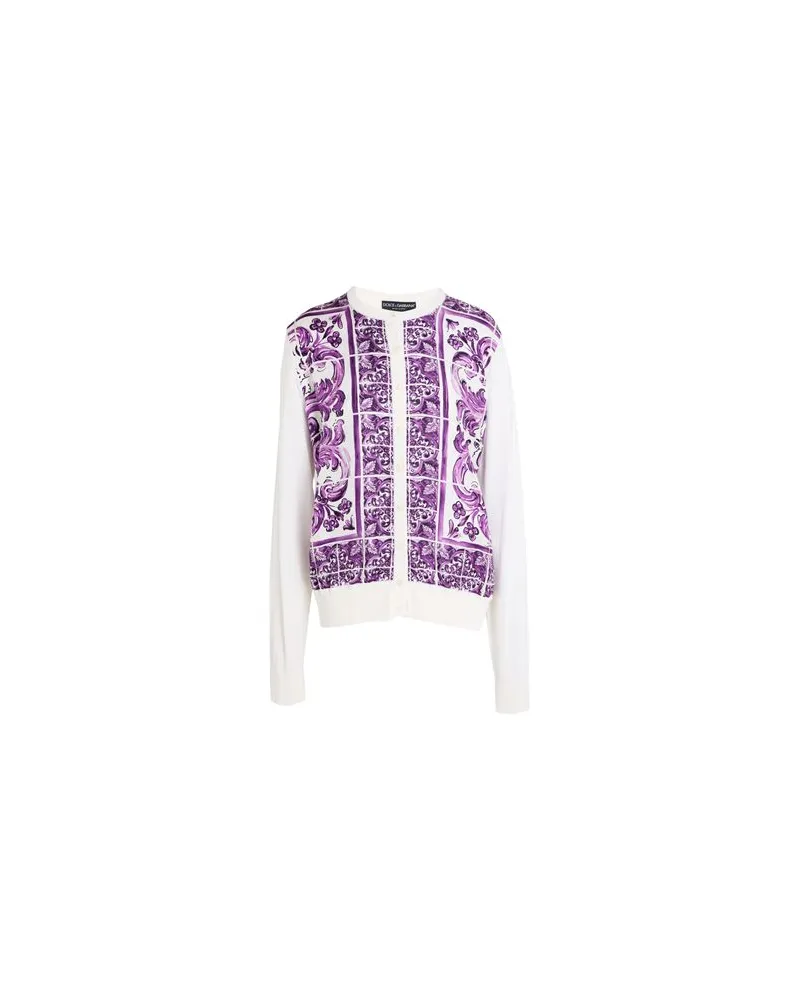 Dolce & Gabbana STRICKWAREN - Strickjackenauf YOOX.COM Violett
