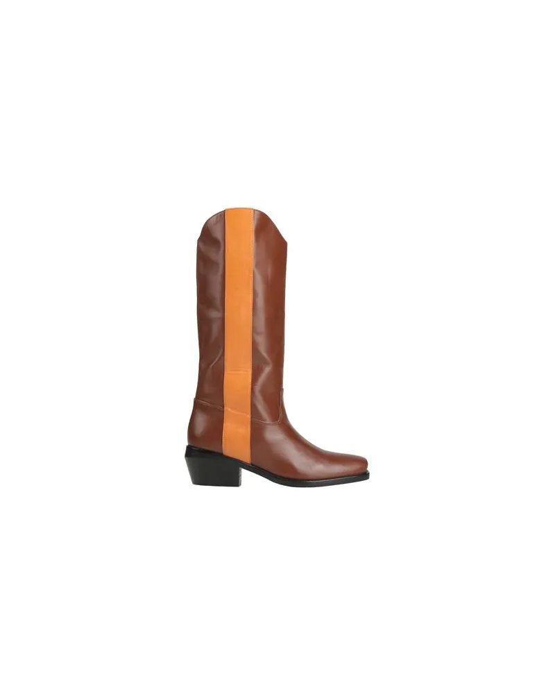 Actitude by Twinset SCHUHE - Stiefelauf YOOX.COM Braun