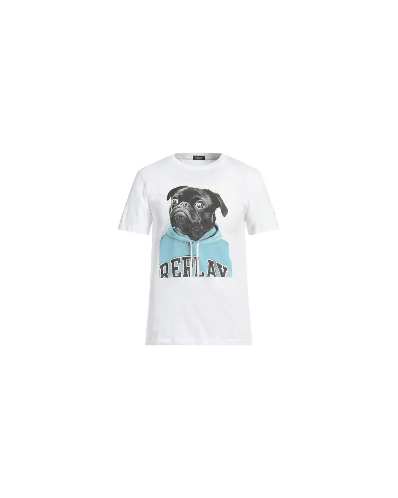 Replay TOPS - T-shirtsauf YOOX.COM Weiß