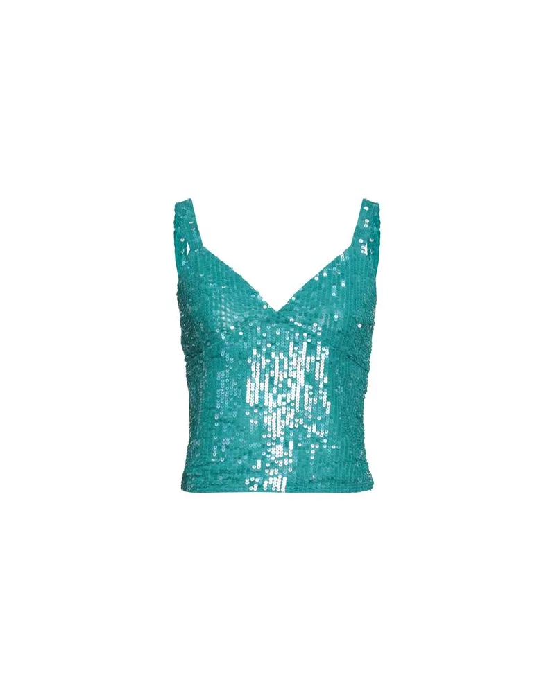 P.A.R.O.S.H. TOPS - Topsauf YOOX.COM Tūrkis