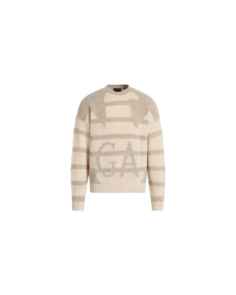 Emporio Armani STRICKWAREN - Pulloverauf YOOX.COM Beige