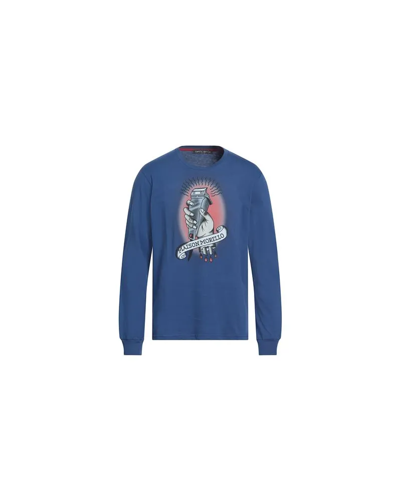 Frankie Morello TOPS - T-shirtsauf YOOX.COM Blau