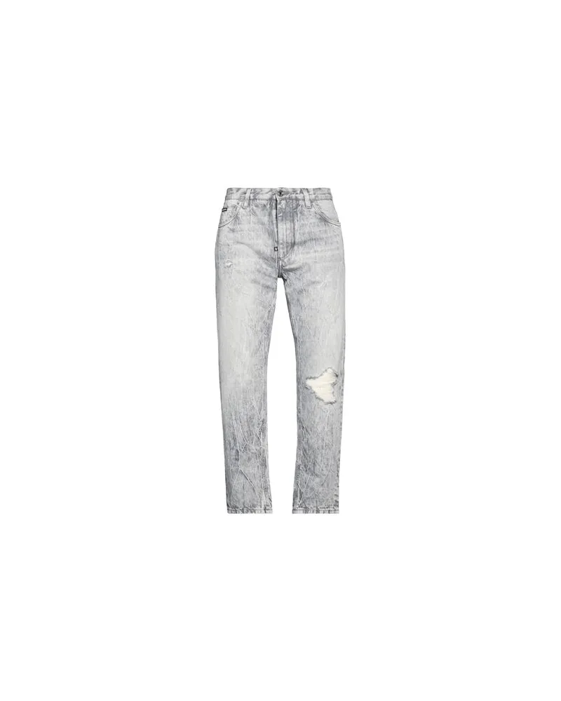 Dolce & Gabbana HOSEN & RÖCKE - Jeanshosenauf YOOX.COM Hellgrau